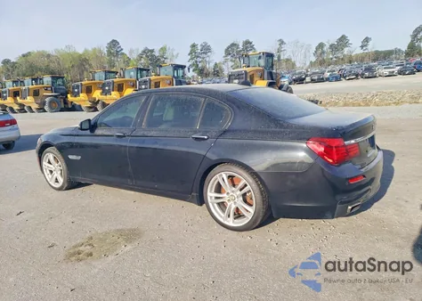 2014 BMW 750 Li из США, поврежденный, VIN WBAYE8C59ED135016